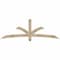 Ekena Millwork Davenport Rough Sawn Timber Gable Bracket, Douglas Fir, 84"W x 28"H x 4"D x 4"F, 8/12 Pitch GBW084X28X0404DAV00RDF - alternate 1